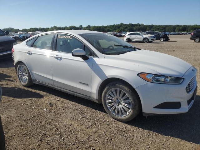 3FA6P0UU3FR143879 - 2015 FORD FUSION S HYBRID WHITE photo 4