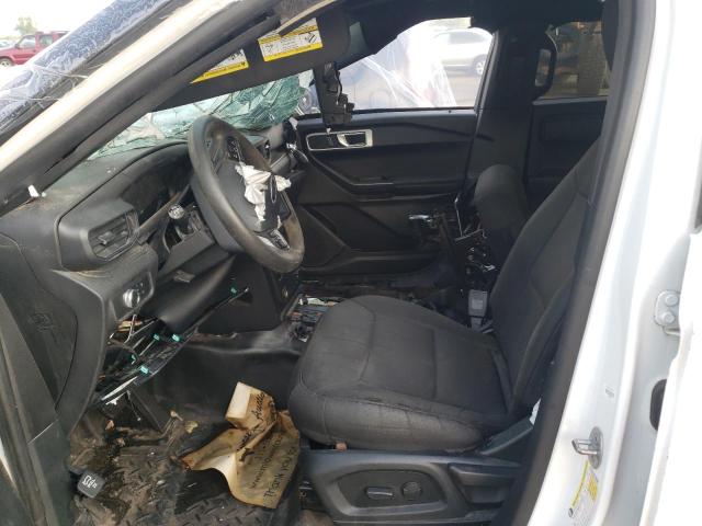 1FM5K8AB4LGD01053 - 2020 FORD EXPLORER POLICE INTERCEPTOR 白色 照片 7