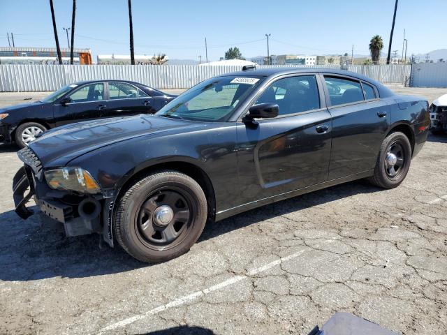 2C3CDXAG3EH195010 - 2014 DODGE CHARGER POLICE BLACK photo 1