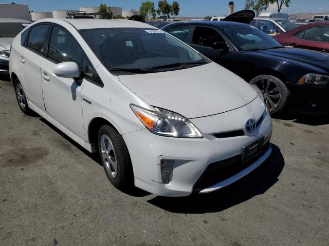 JTDKN3DU5D5599317 - 2013 TOYOTA PRIUS WHITE photo 4