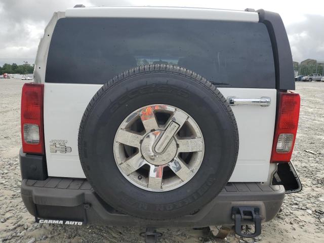 5GTDN136068171102 - 2006 HUMMER H3 WHITE photo 6