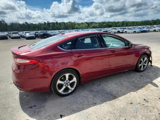 3FA6P0HRXDR160892 - 2013 FORD FUSION SE BURGUNDY photo 3