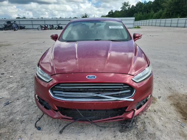 3FA6P0HRXDR160892 - 2013 FORD FUSION SE BURGUNDY photo 5
