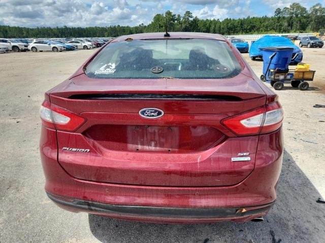 3FA6P0HRXDR160892 - 2013 FORD FUSION SE BURGUNDY photo 6