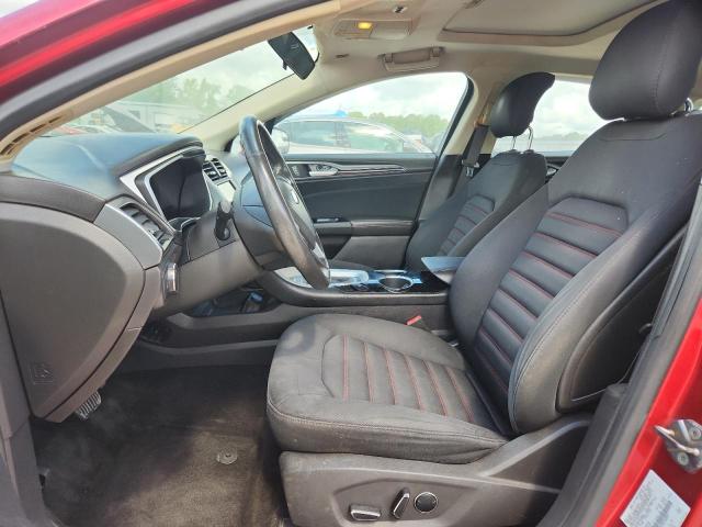 3FA6P0HRXDR160892 - 2013 FORD FUSION SE BURGUNDY photo 7