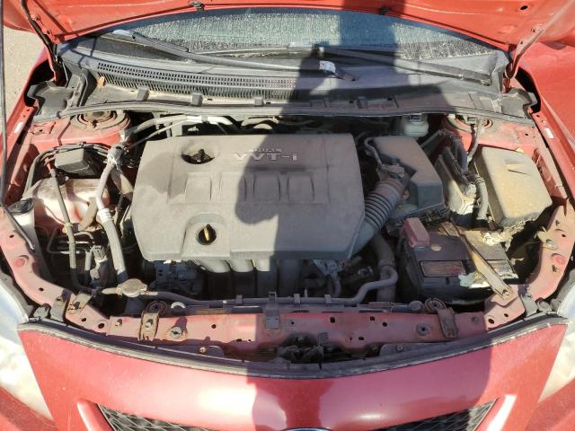 2T1BU40E19C133367 - 2009 TOYOTA COROLLA BASE 勃艮第红 照片 11