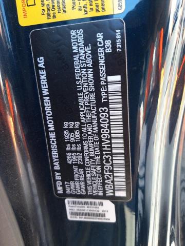 WBA2F9C31HV984093 - 2017 BMW 230I BLUE photo 13