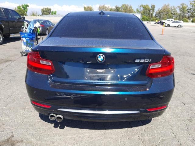 WBA2F9C31HV984093 - 2017 BMW 230I BLUE photo 6