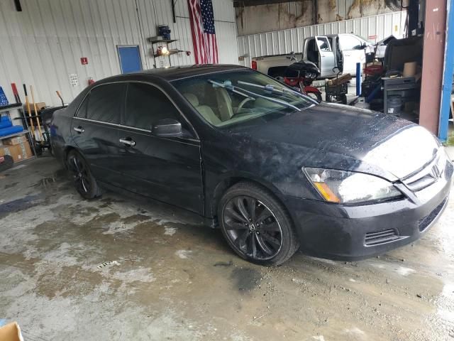 1HGCM56307A100878 - 2007 HONDA ACCORD SE BLACK photo 4