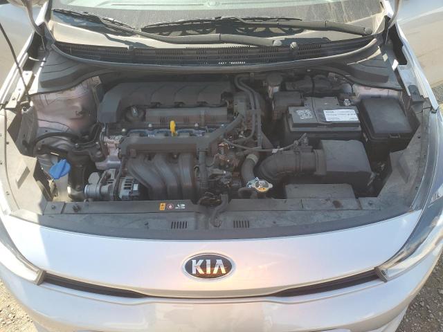 3KPA24AD2ME377823 - 2021 KIA RIO LX SILVER photo 11