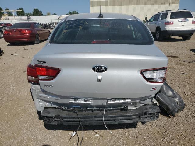 3KPA24AD2ME377823 - 2021 KIA RIO LX SILVER photo 6