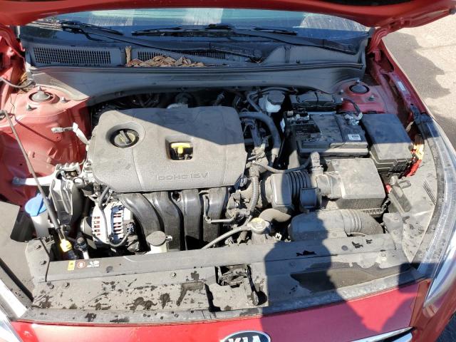 3KPF34AD3KE007822 - 2019 KIA FORTE GT LINE RED photo 11