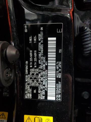 JTJBARBZ2K2210836 - 2019 LEXUS NX 300 BASE შავი ფოტო 13