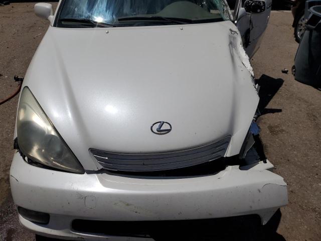 JTHBA30G345008458 - 2004 LEXUS ES 330 WHITE photo 11