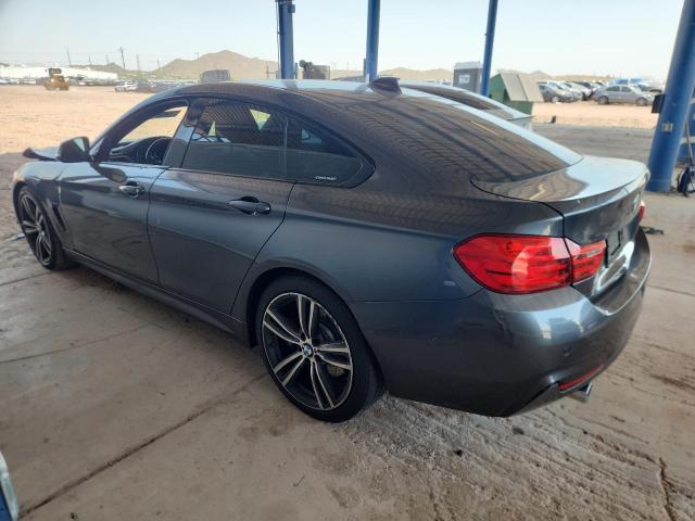WBA4E3C58HG186799 - 2017 BMW 440I GRAN COUPE GRAY photo 2