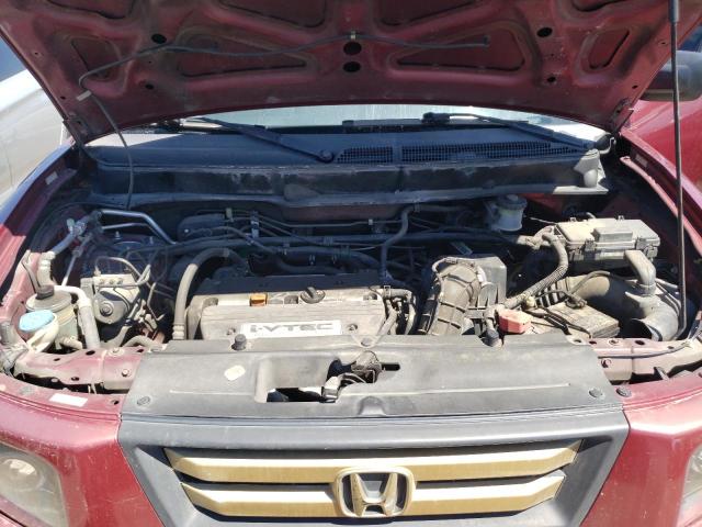 5J6YH28757L003231 - 2007 HONDA ELEMENT EX BURGUNDY photo 11