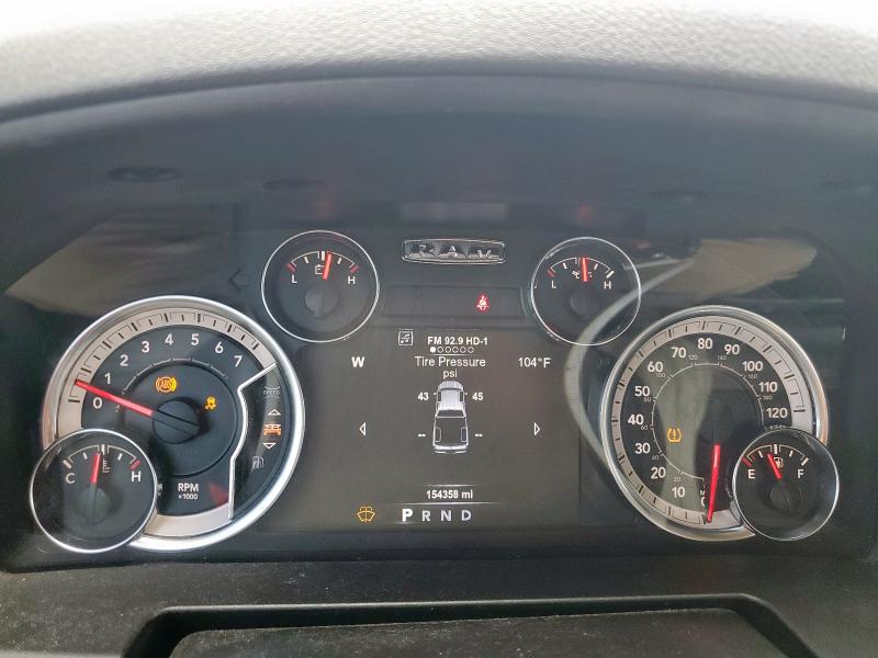 1C6RR6LT1KS546035 - 2019 RAM 1500 CLASS SLT თეთრი ფოტო 9