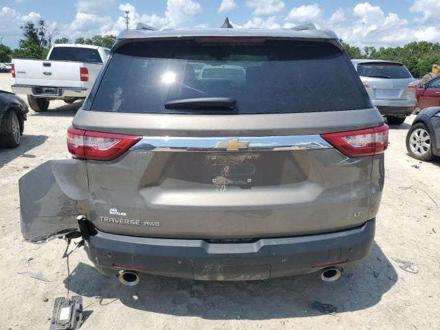 1GNEVGKW9JJ117497 - 2018 CHEVROLET TRAVERSE LT 灰色 照片 6