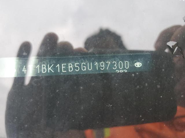 4T1BK1EB5GU197300 - 2016 TOYOTA AVALON XLE 黑色 照片 12