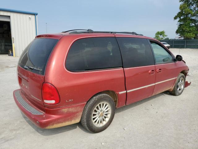 1C4GP54L2YB541076 - 2000 CHRYSLER TOWN & COU LXI MAROON photo 3