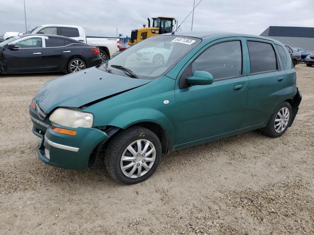 KL1TD62695B417559 - 2005 CHEVROLET AVEO BASE GREEN photo 1