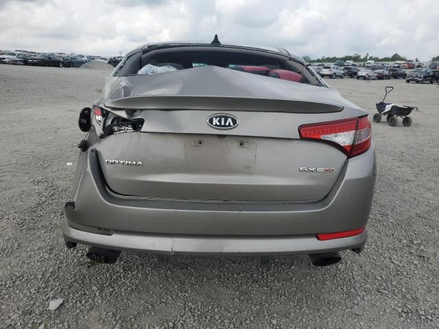 5XXGR4A60CG010237 - 2012 KIA OPTIMA SX GRAY photo 6