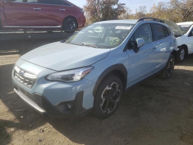 JF2GTHNC7MH380650 - 2021 SUBARU CROSSTREK LIMITED BLUE photo 2