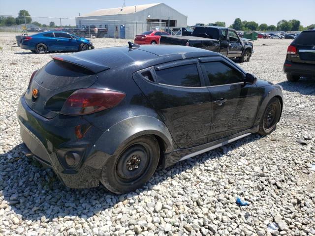 KMHTC6AE8GU279617 - 2016 HYUNDAI VELOSTER TURBO BLACK photo 3