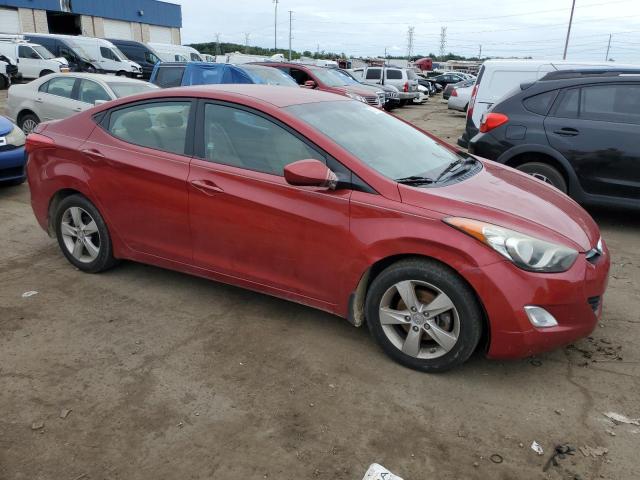 KMHDH4AE9DU733105 - 2013 HYUNDAI ELANTRA GLS RED photo 4