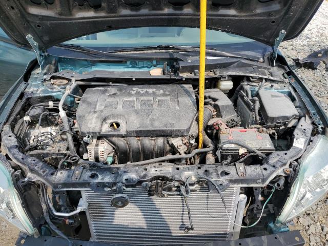JTDBU4EE0A9119141 - 2010 TOYOTA COROLLA BASE TEAL photo 11