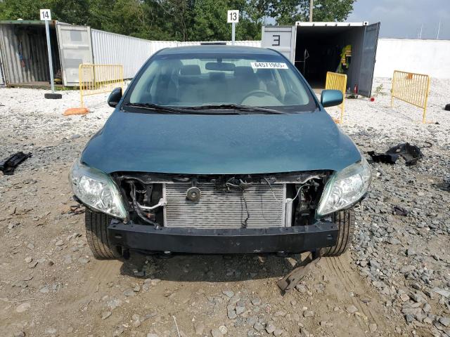 JTDBU4EE0A9119141 - 2010 TOYOTA COROLLA BASE TEAL photo 5