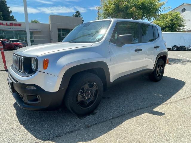 ZACCJAAH0HPE99067 - 2017 JEEP RENEGADE SPORT SILVER photo 2