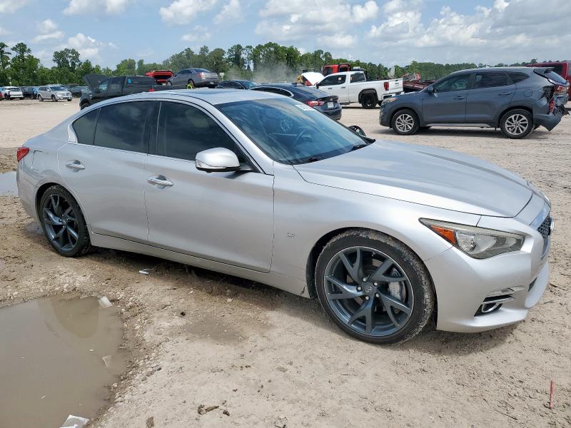 JN1BV7AP7FM331113 - 2015 INFINITI Q50 BASE ვერცხლისფერი ფოტო 4