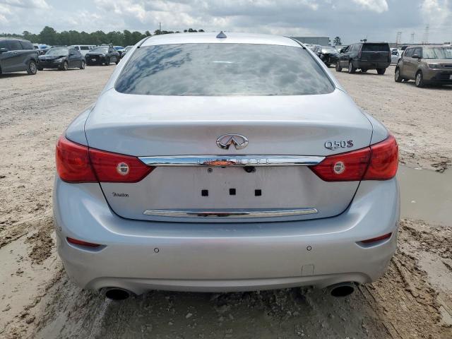 JN1BV7AP7FM331113 - 2015 INFINITI Q50 BASE ვერცხლისფერი ფოტო 6