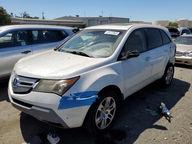 2HNYD28498H541432 - 2008 ACURA MDX TECHNOLOGY WHITE photo 1