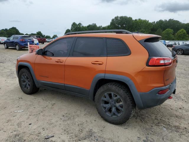 1C4PJMBS9FW668452 - 2015 JEEP CHEROKEE TRAILHAWK ORANGE photo 2