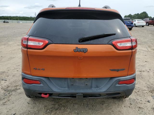 1C4PJMBS9FW668452 - 2015 JEEP CHEROKEE TRAILHAWK ORANGE photo 6