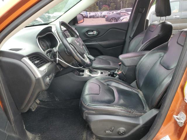 1C4PJMBS9FW668452 - 2015 JEEP CHEROKEE TRAILHAWK ORANGE photo 7