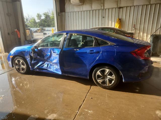 2HGFC2F68KH597164 - 2019 HONDA CIVIC LX 蓝色 照片 2