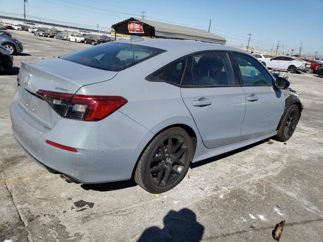 2HGFE2F59NH610588 - 2022 HONDA CIVIC SPORT GRAY photo 3