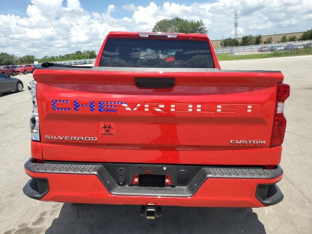 1GCPABEK3PZ121838 - 2023 CHEVROLET SILVERADO C1500 CUSTOM RED photo 6