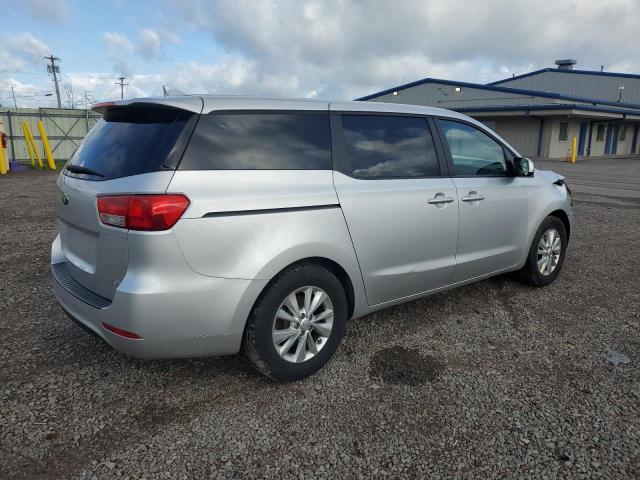 KNDMB5C15H6306732 - 2017 KIA SEDONA LX SILVER photo 3