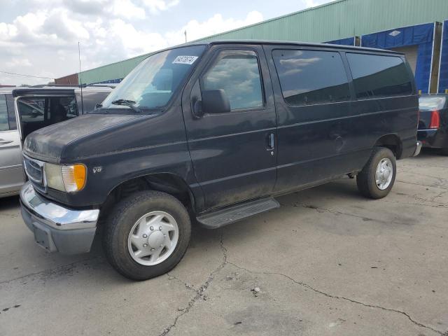 1FTNE24L41HA47798 - 2001 FORD ECONOLINE E250 VAN BLACK photo 1