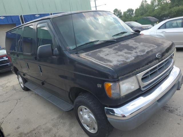 1FTNE24L41HA47798 - 2001 FORD ECONOLINE E250 VAN BLACK photo 4