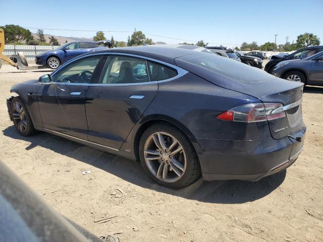 5YJSA1CN2DFP09118 - 2013 TESLA MODEL S ლურჯი ფოტო 2