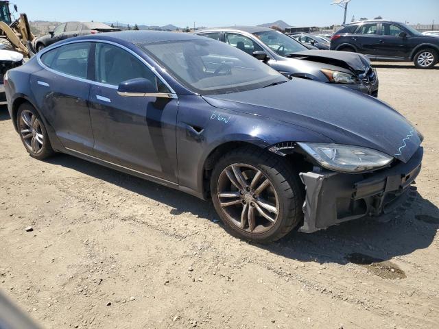 5YJSA1CN2DFP09118 - 2013 TESLA MODEL S ლურჯი ფოტო 4