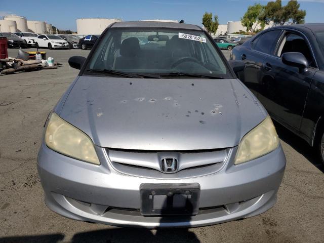 2HGES15304H937992 - 2004 HONDA CIVIC DX VP SILVER photo 5