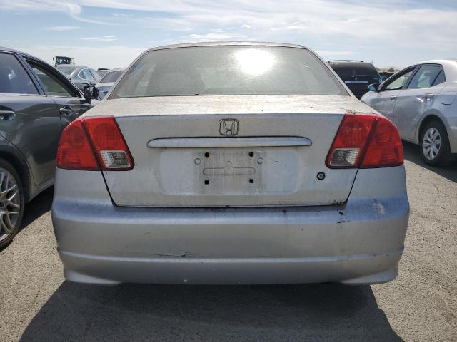 2HGES15304H937992 - 2004 HONDA CIVIC DX VP SILVER photo 6