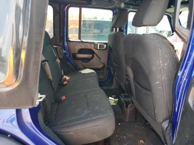 1C4HJXDN3JW332172 - 2018 JEEP WRANGLER U SPORT Bleu photo 10