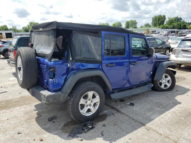 1C4HJXDN3JW332172 - 2018 JEEP WRANGLER U SPORT Bleu photo 3